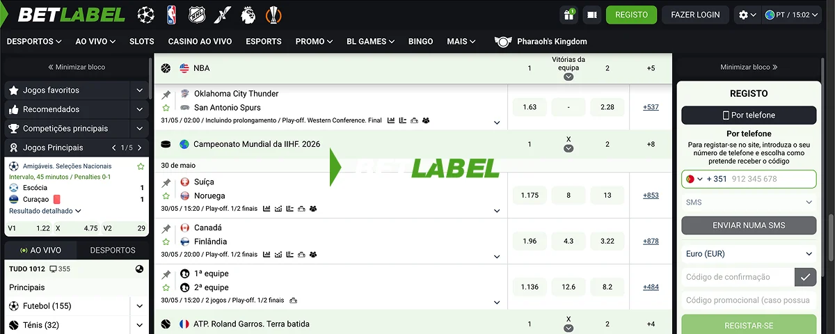 BetLabel Apostas Ao Vivo E Casino